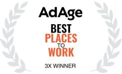 Ad Age best places to work 3x winner