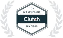 clutch top b2b companies badge