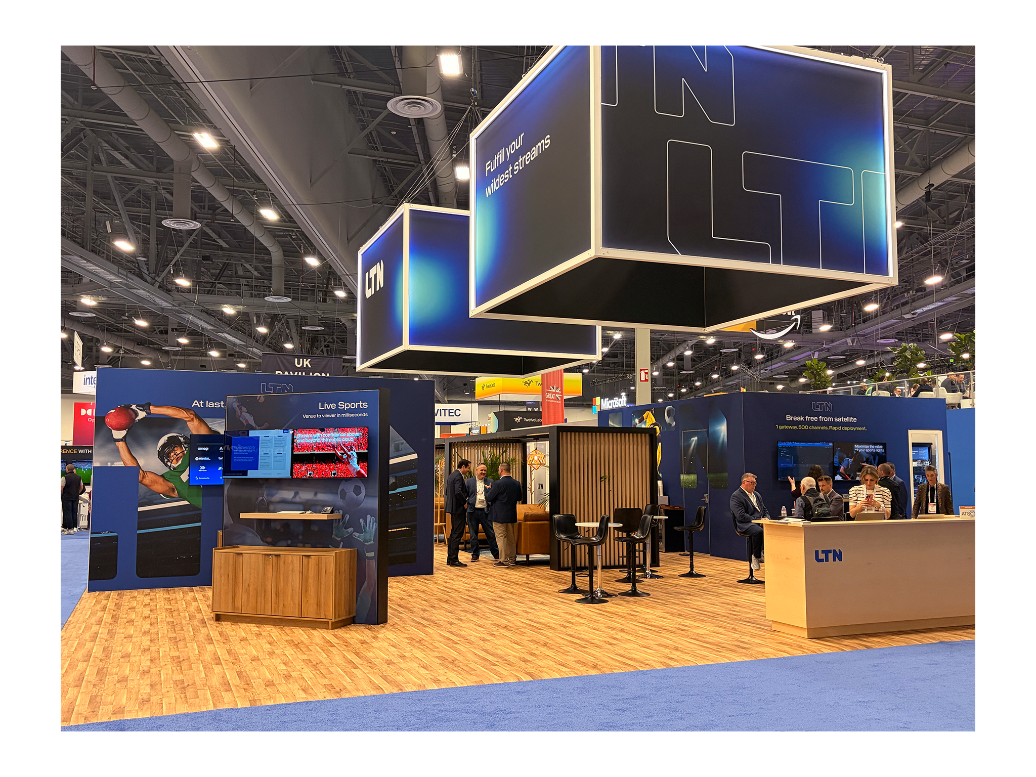 LTN NAB booth front exterior