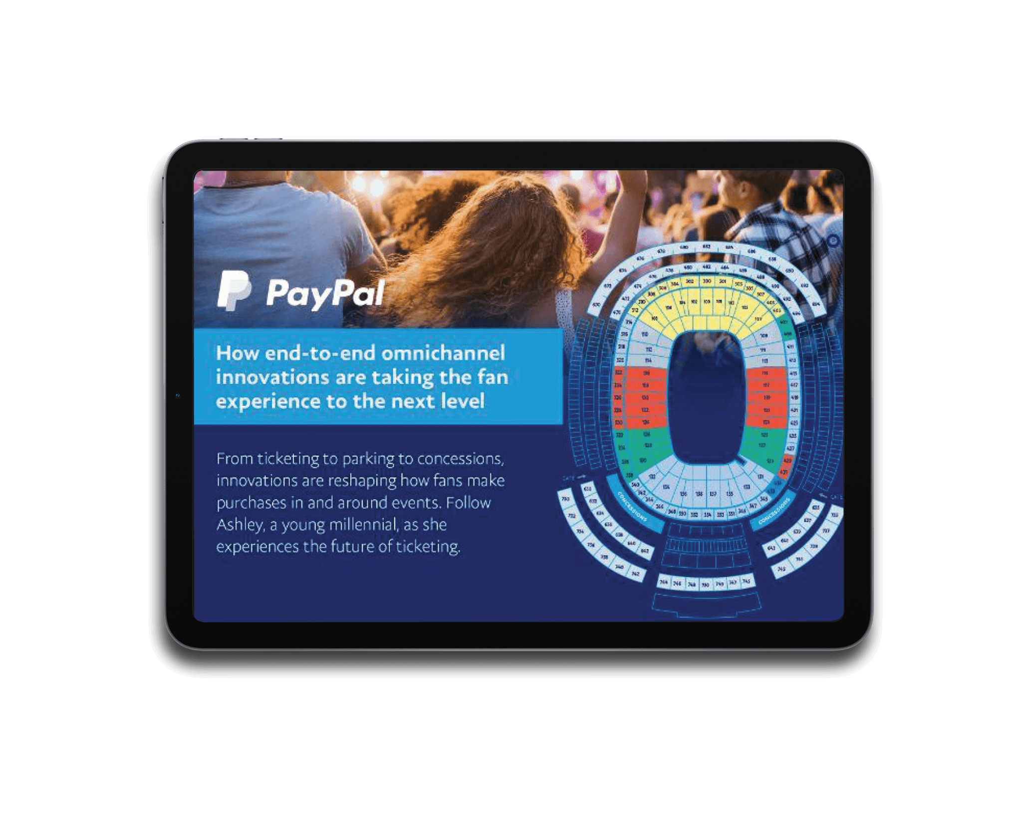 PayPal ticketing TOFU infographic