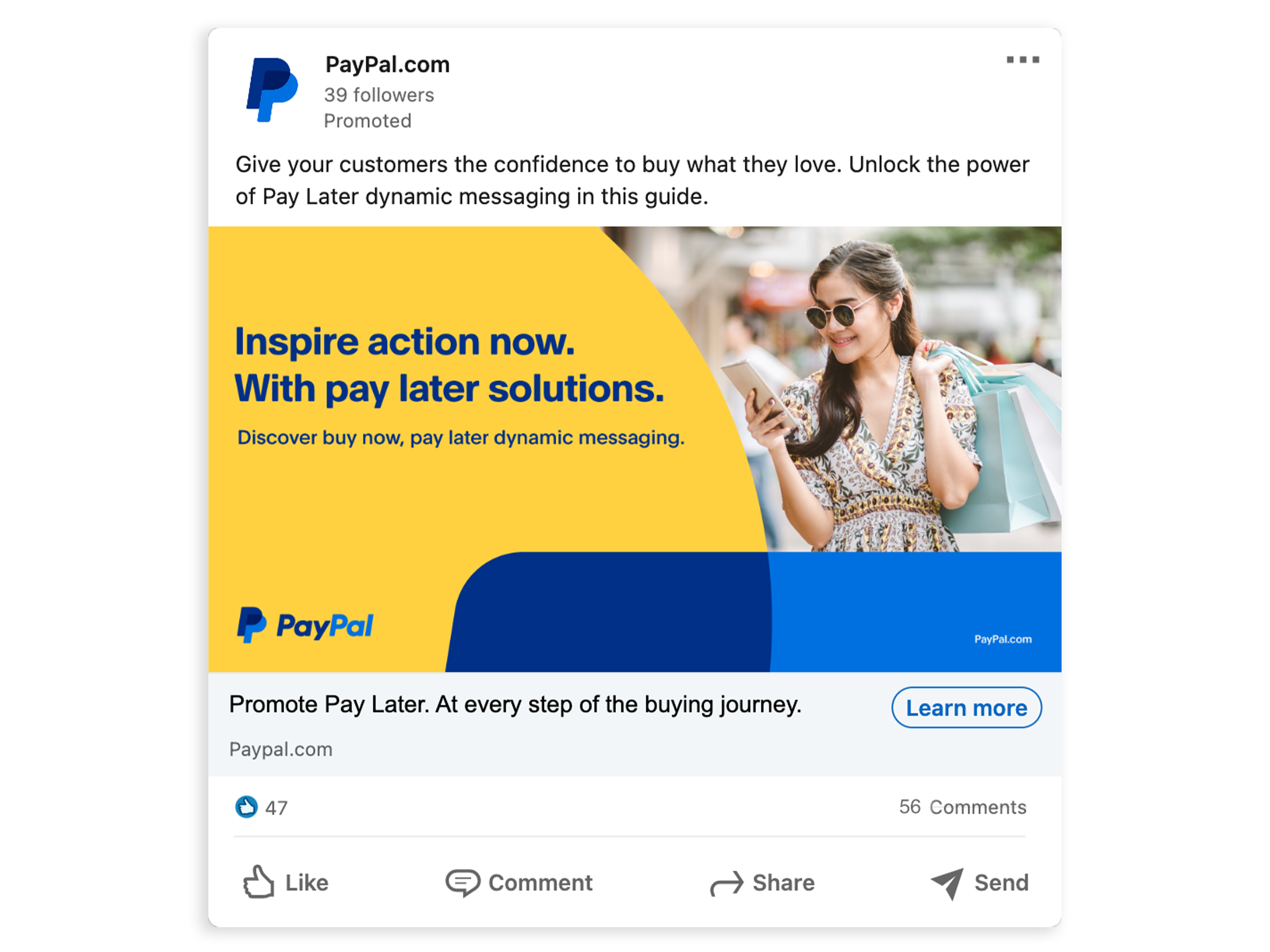 ABM LinkedIn ad creative